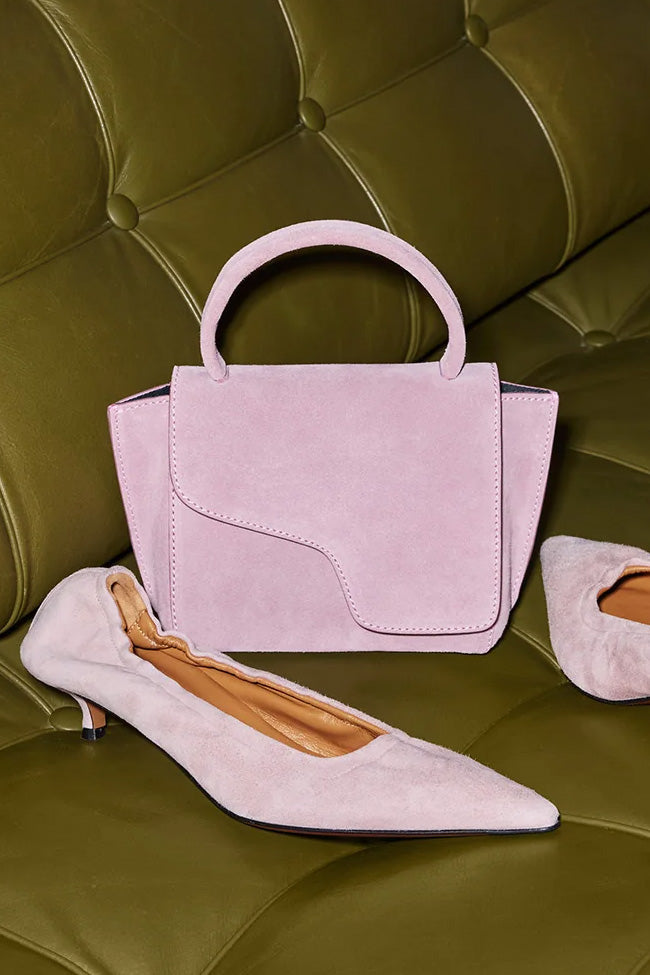 Montalcino Ametista Suede Bag