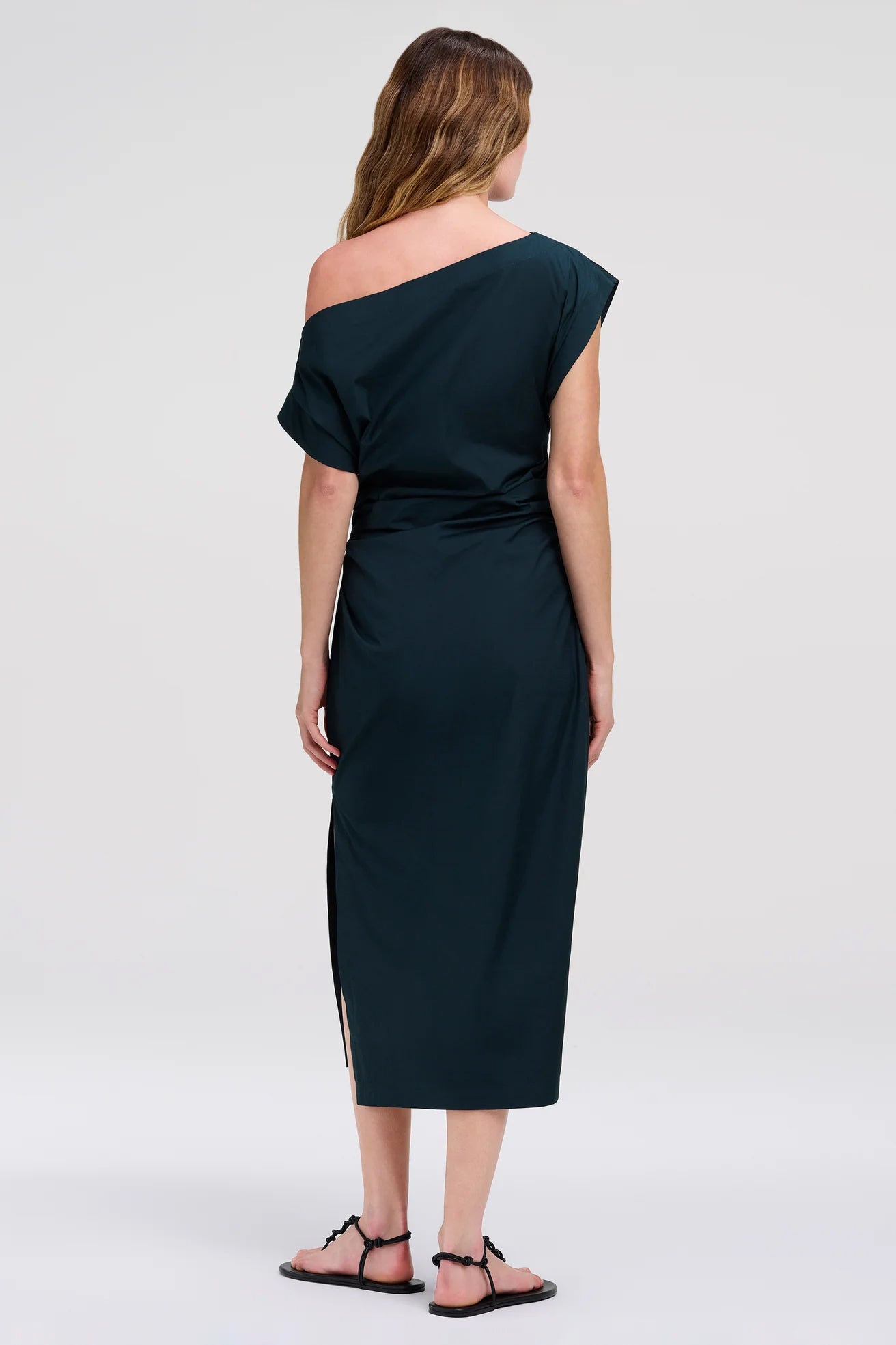 Nara Dress, Carbon Blue