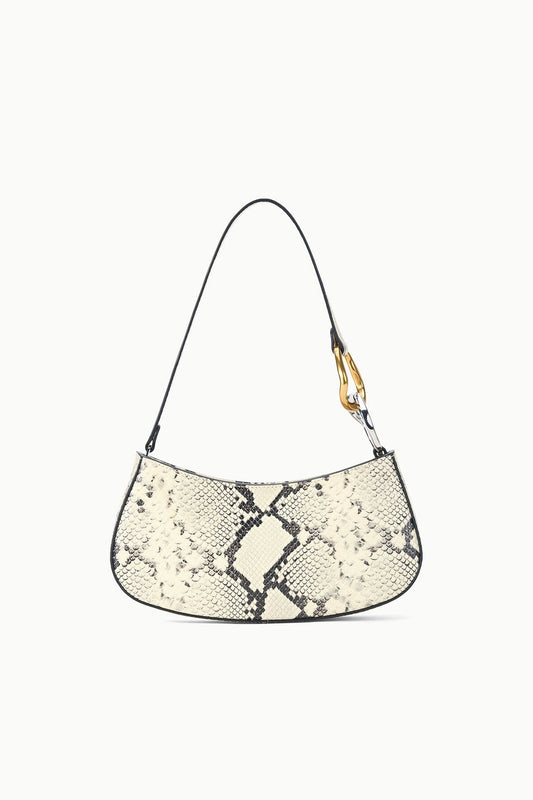 Ollie Bag, White Snake