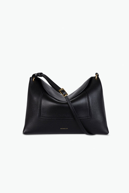 Penelope Slouch Bag, Black Crust