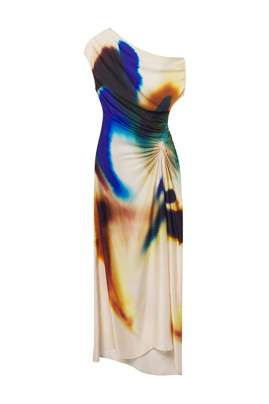 Penny Satin Midi Dress