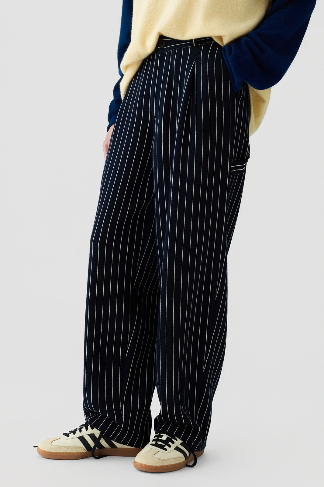 Pinstripe Carpenter Pant