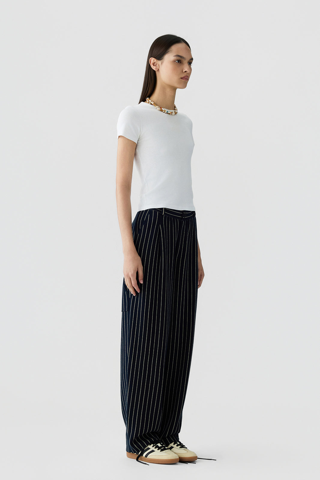 Pinstripe Carpenter Pant