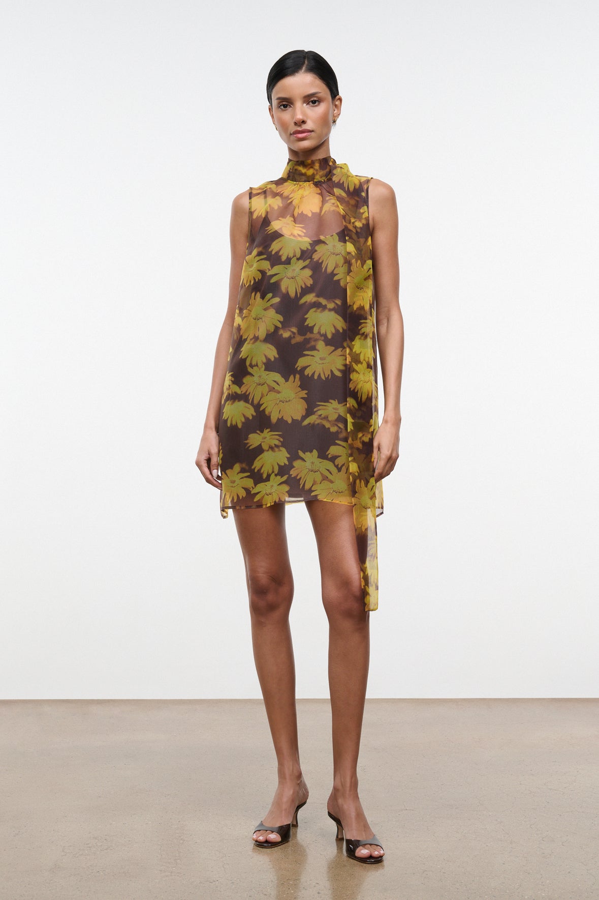 Albee Mini Dress, Golden Daisy