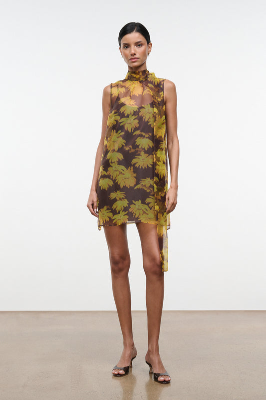 Albee Mini Dress, Golden Daisy