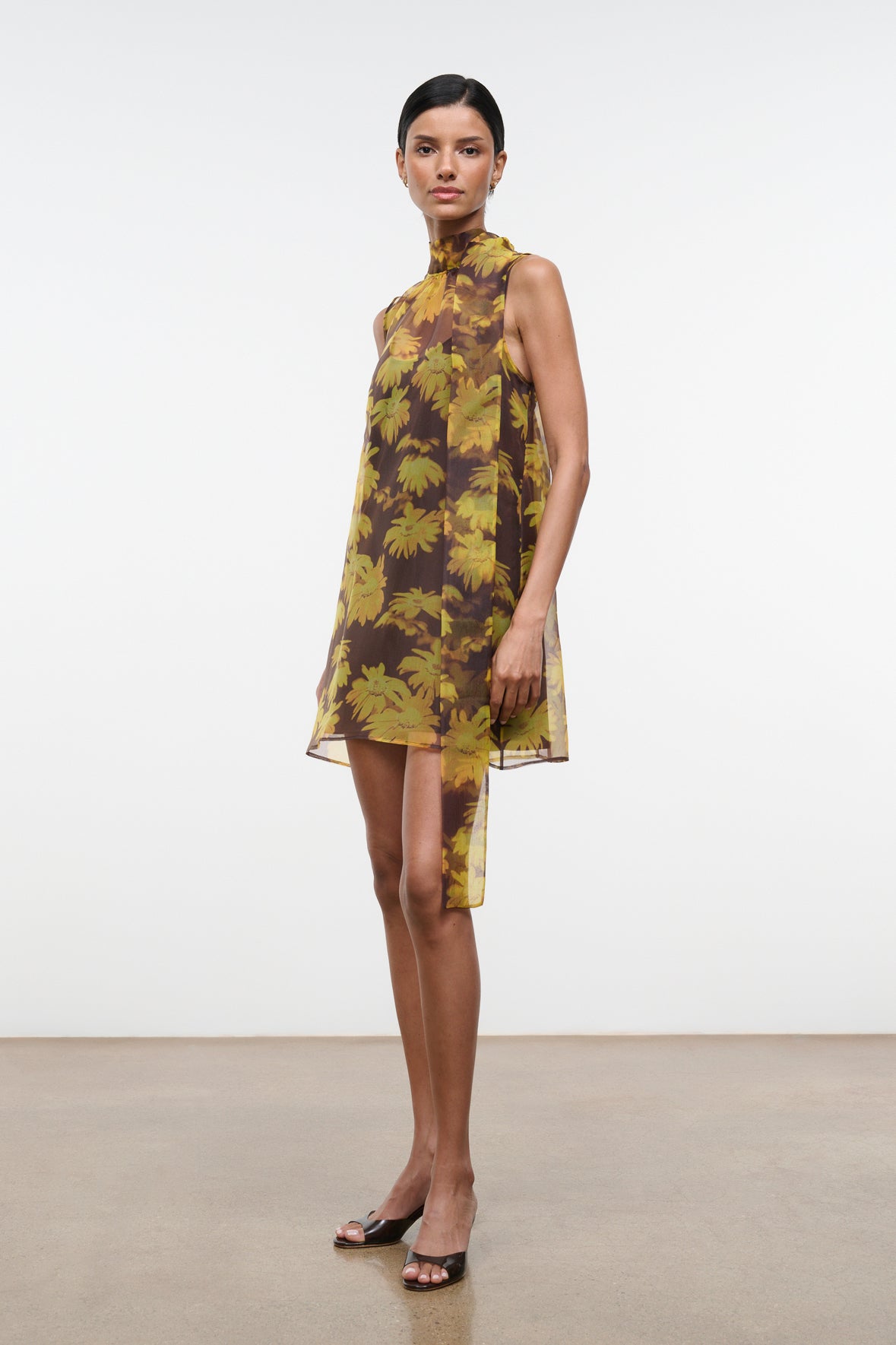 Albee Mini Dress, Golden Daisy
