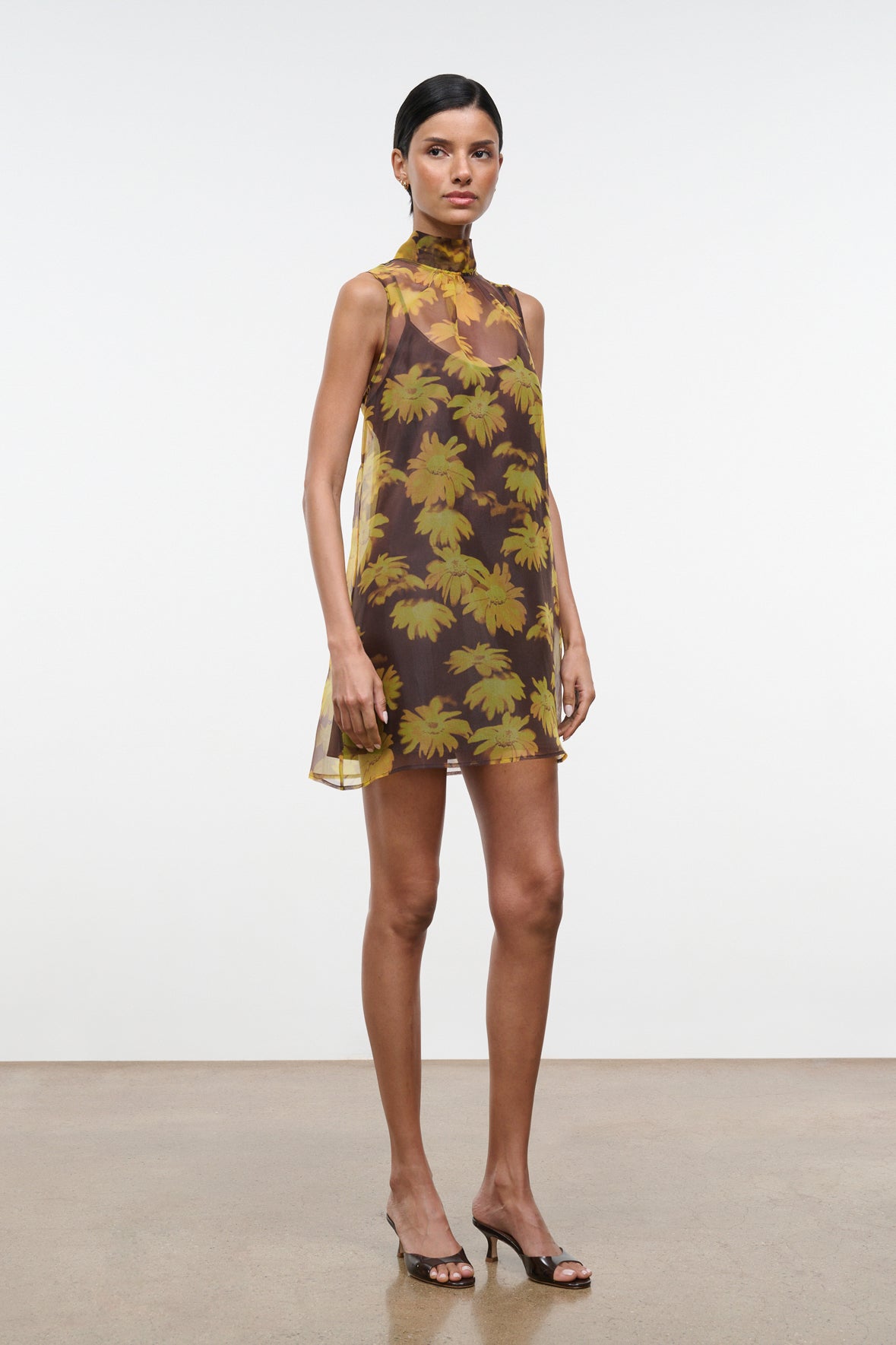 Albee Mini Dress, Golden Daisy