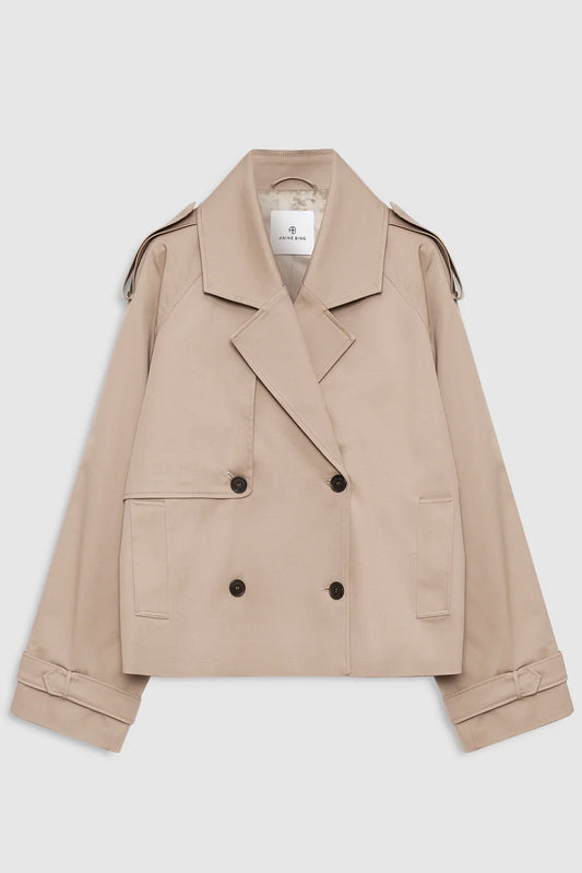 Rickie Cropped Trench