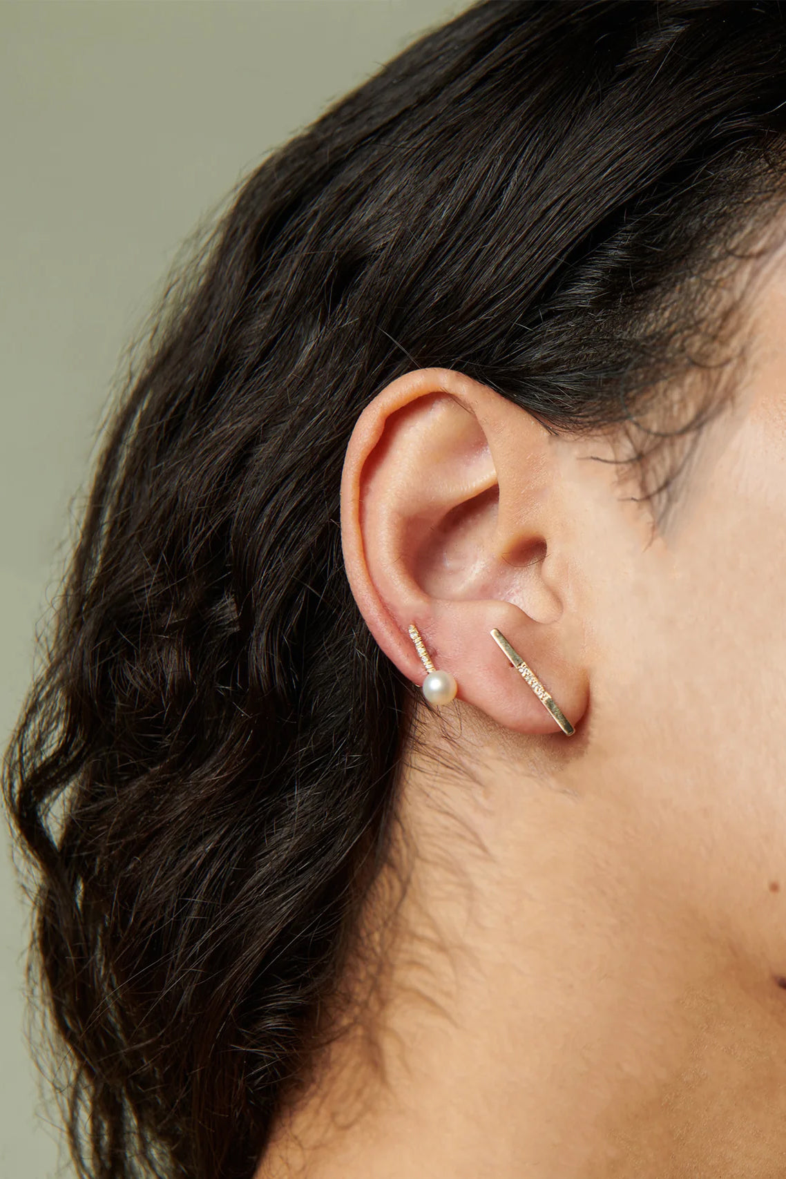 Diamond Long Rod Stud