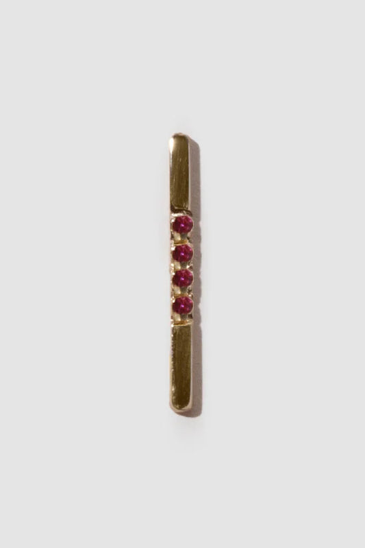 Ruby Long Rod Stud