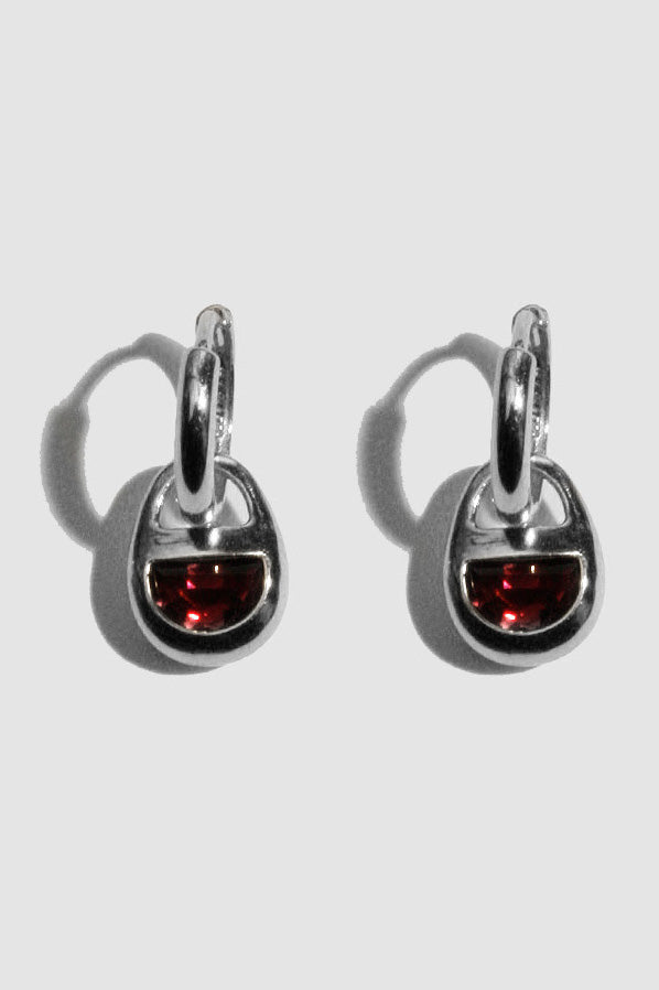 Half Moon Lock Hoops