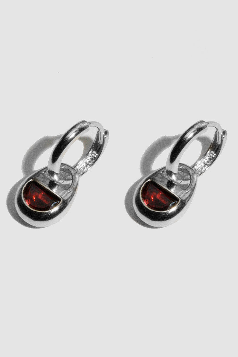 Half Moon Lock Hoops