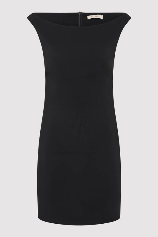 Slim Bateau Mini Dress