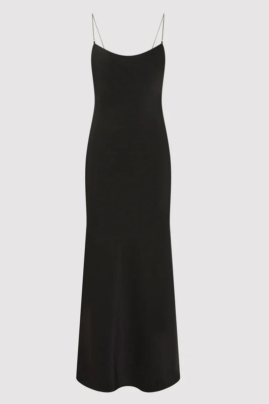 Fine Chain Silk Slip Dress