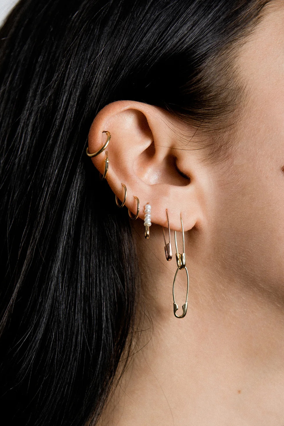 Safety Pin Earring