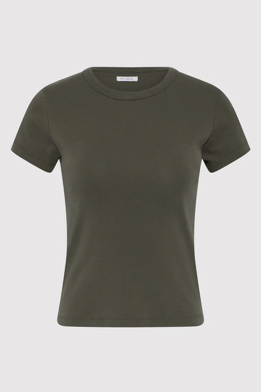 Organic Cotton Baby Tee, Khaki