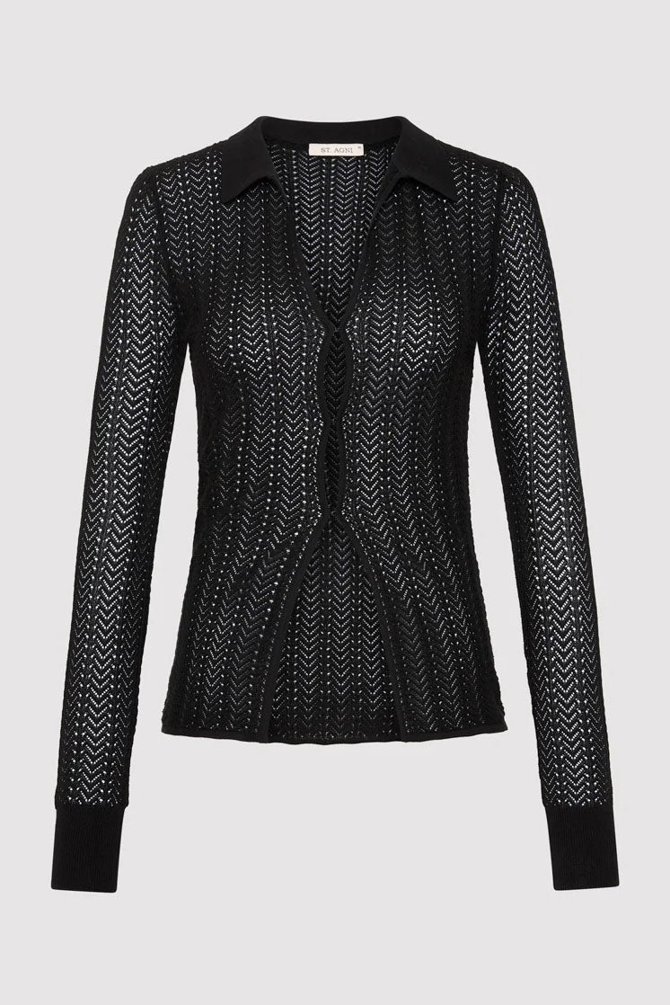 Textured Knit Shirt