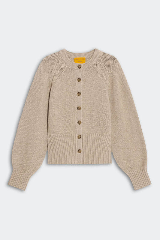 Sculpted Cardigan, Taupe