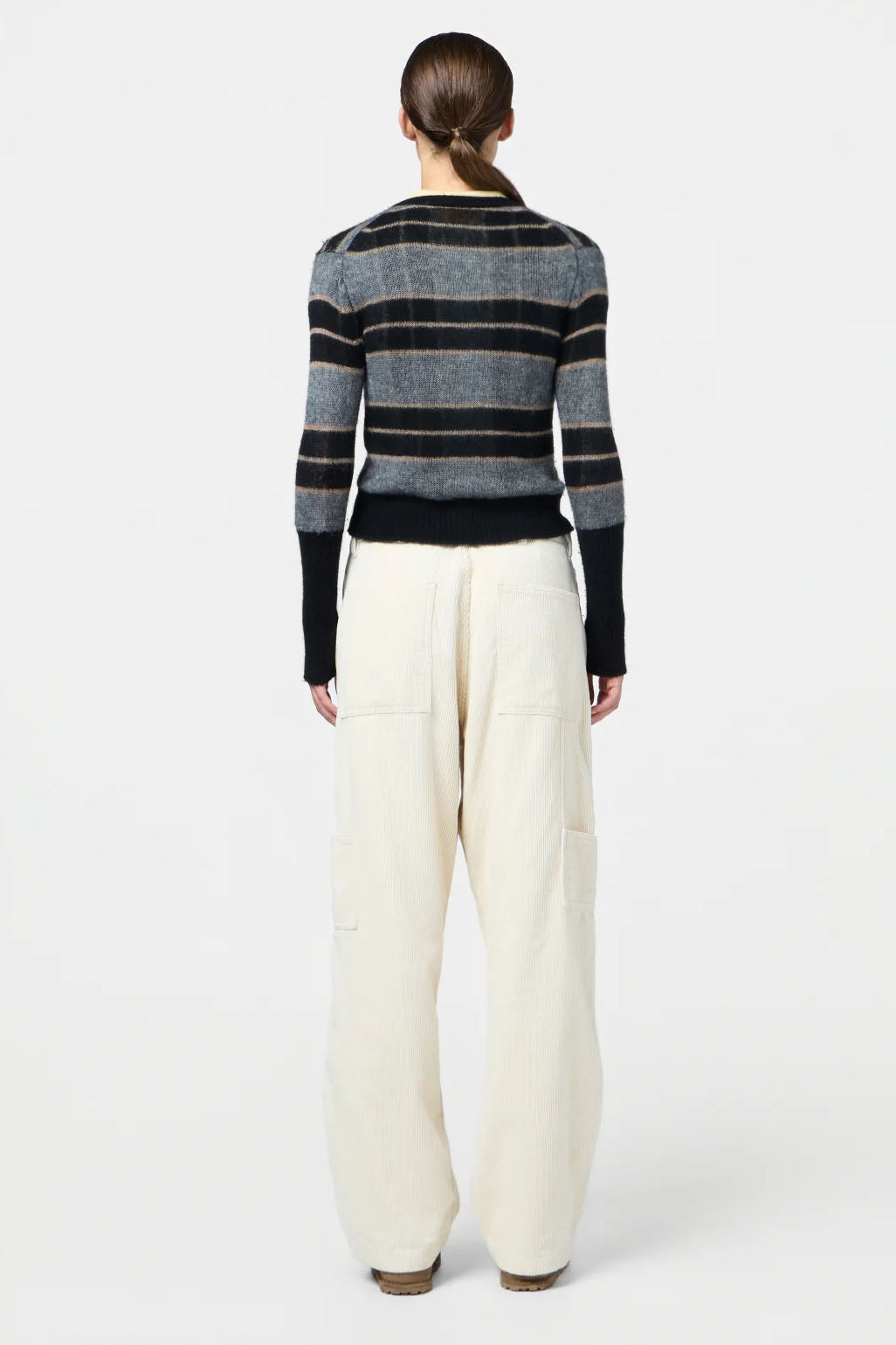 Shadow Plaid Cardigan