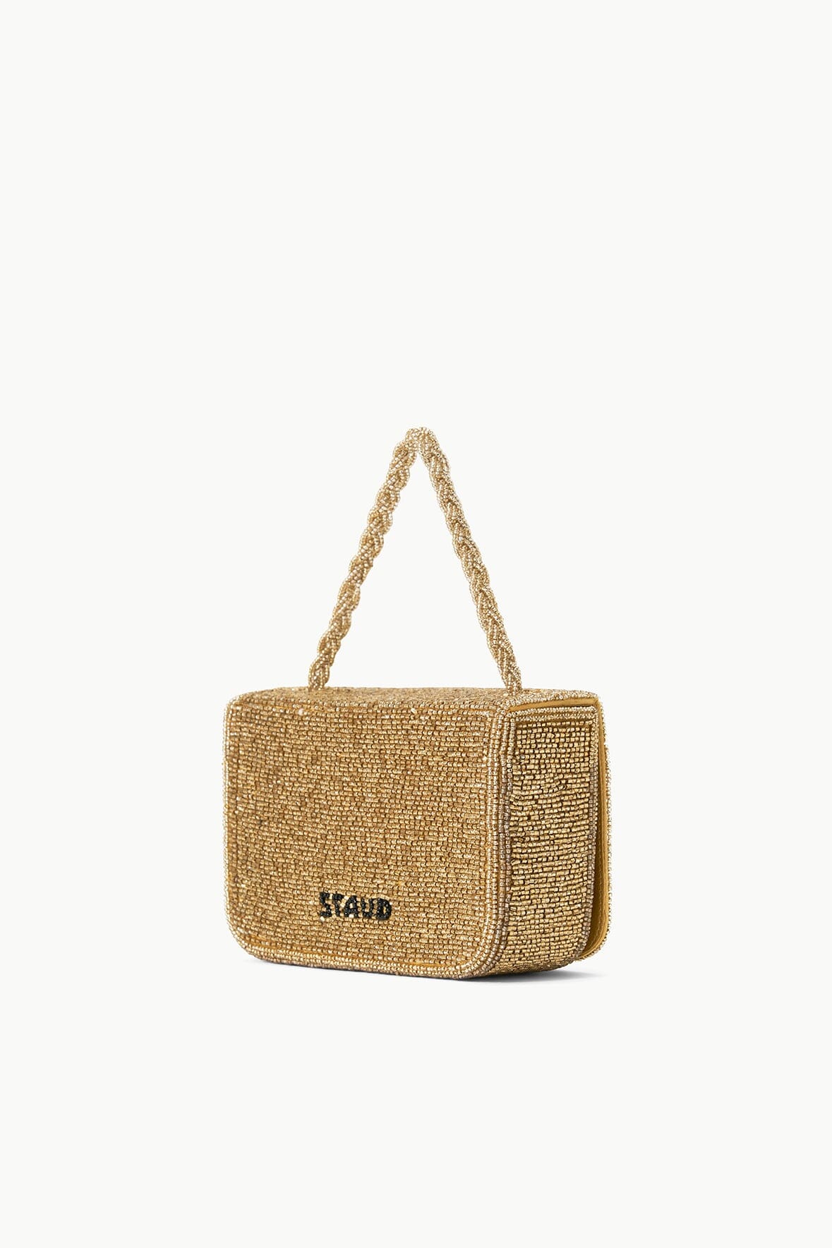 Carmen Beaded Box Bag, Gold