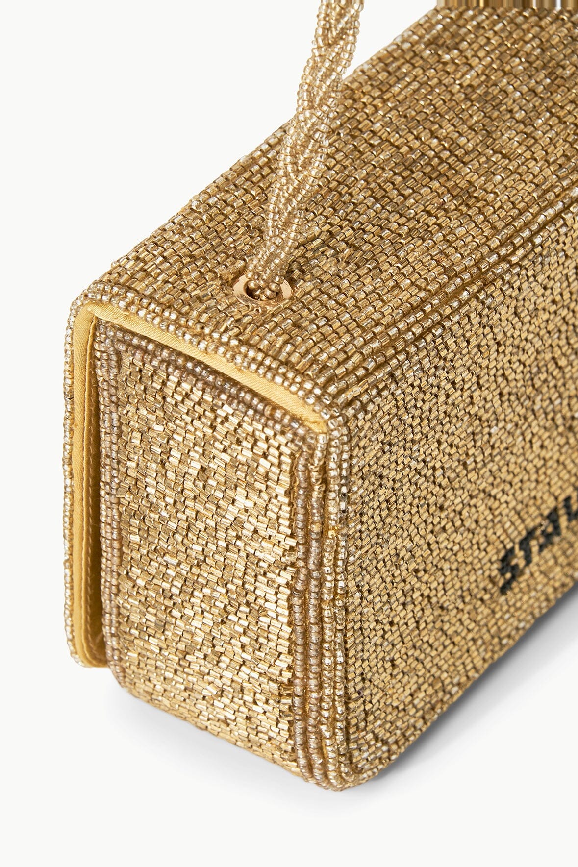 Carmen Beaded Box Bag, Gold