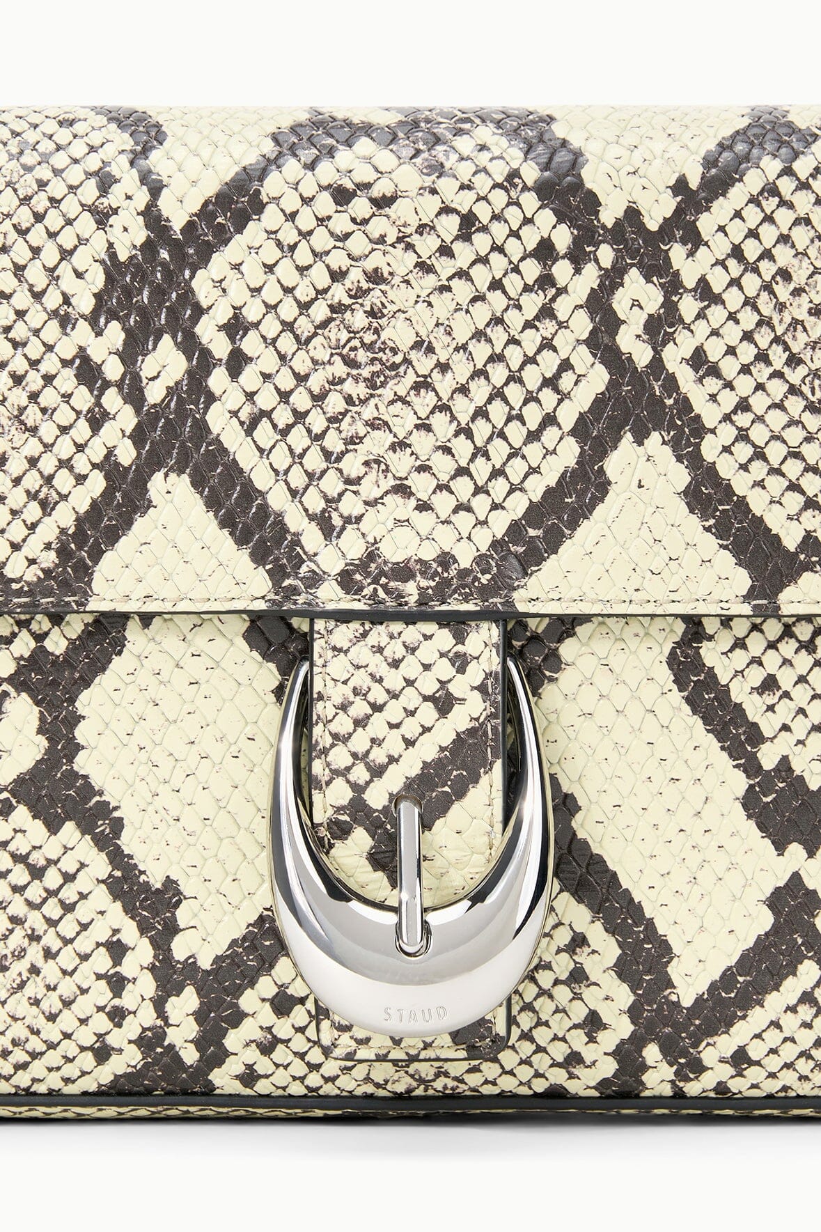 Harlow Bag, White Snake
