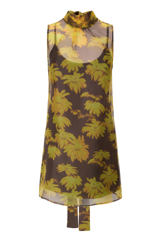 Albee Mini Dress, Golden Daisy