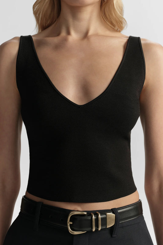 Ani Compact Knit Top
