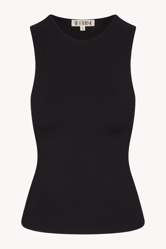 Sleeveless Crewneck Top