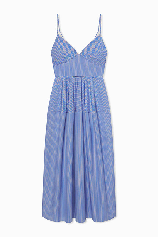 Striped Camisole Dress in Cotton