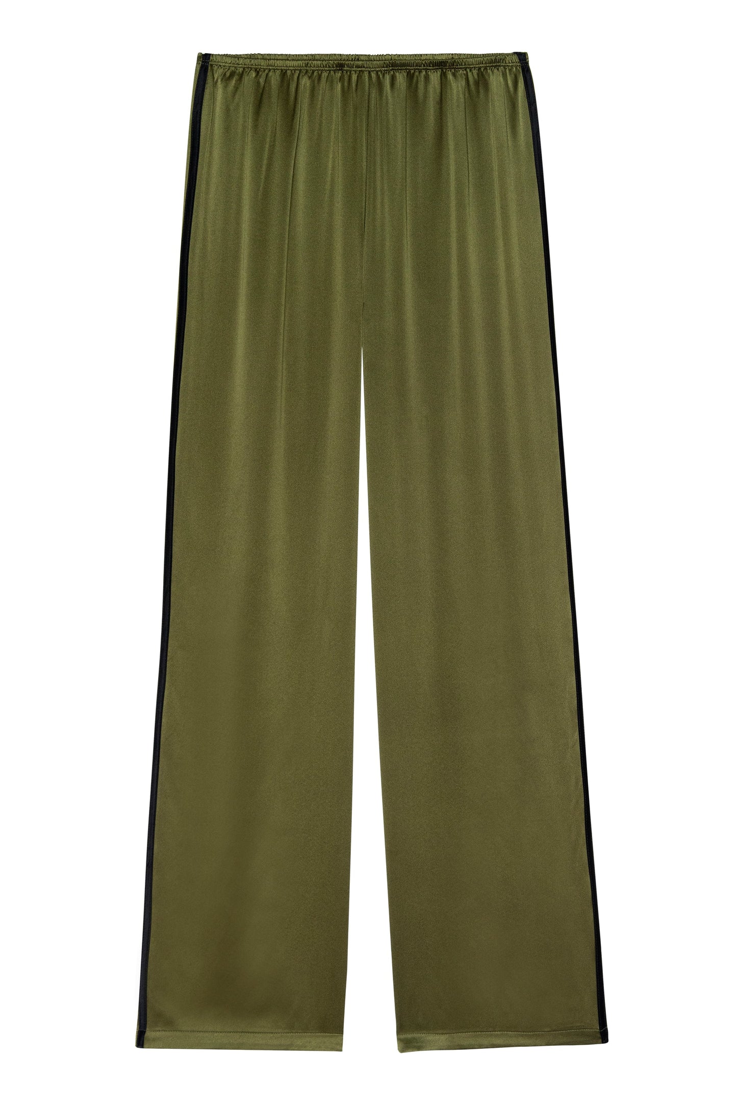 The Silk Stripe Simple Pant, Oregano