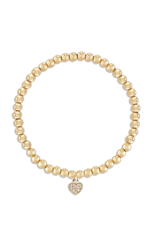 Esther Bracelet, Yellow Gold 6.5"