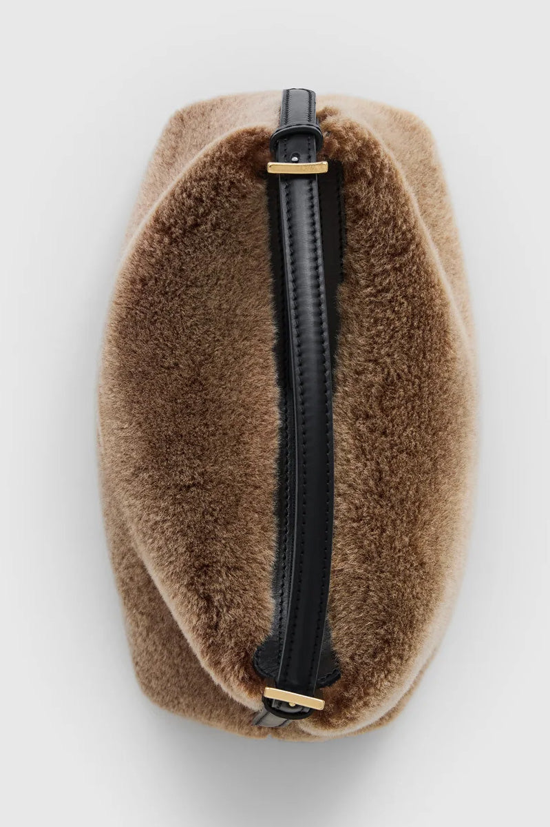 Vadena Orsetto/Black Shearling Pouch