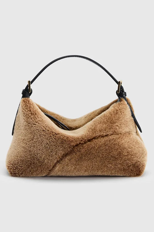 Vadena Orsetto/Black Shearling Pouch