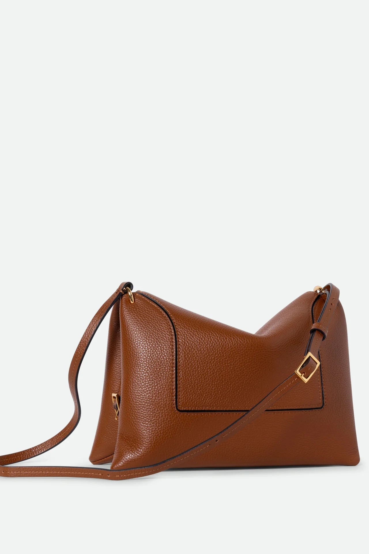 Penelope Slouch Bag, Tan Crust