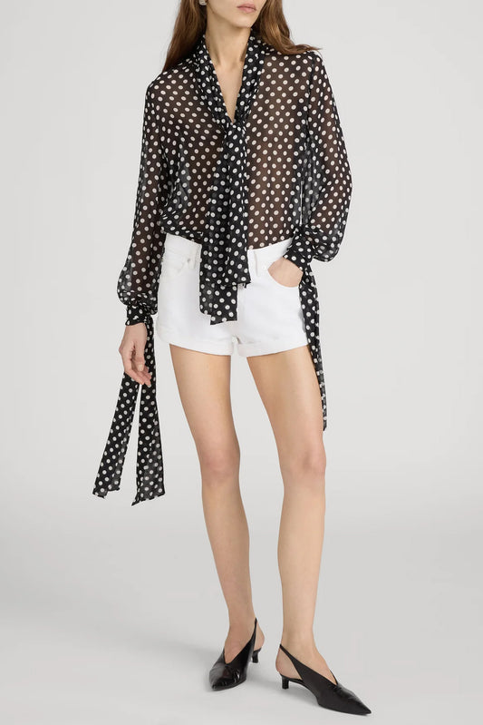 The Polka Dot Nouvelle Blouse