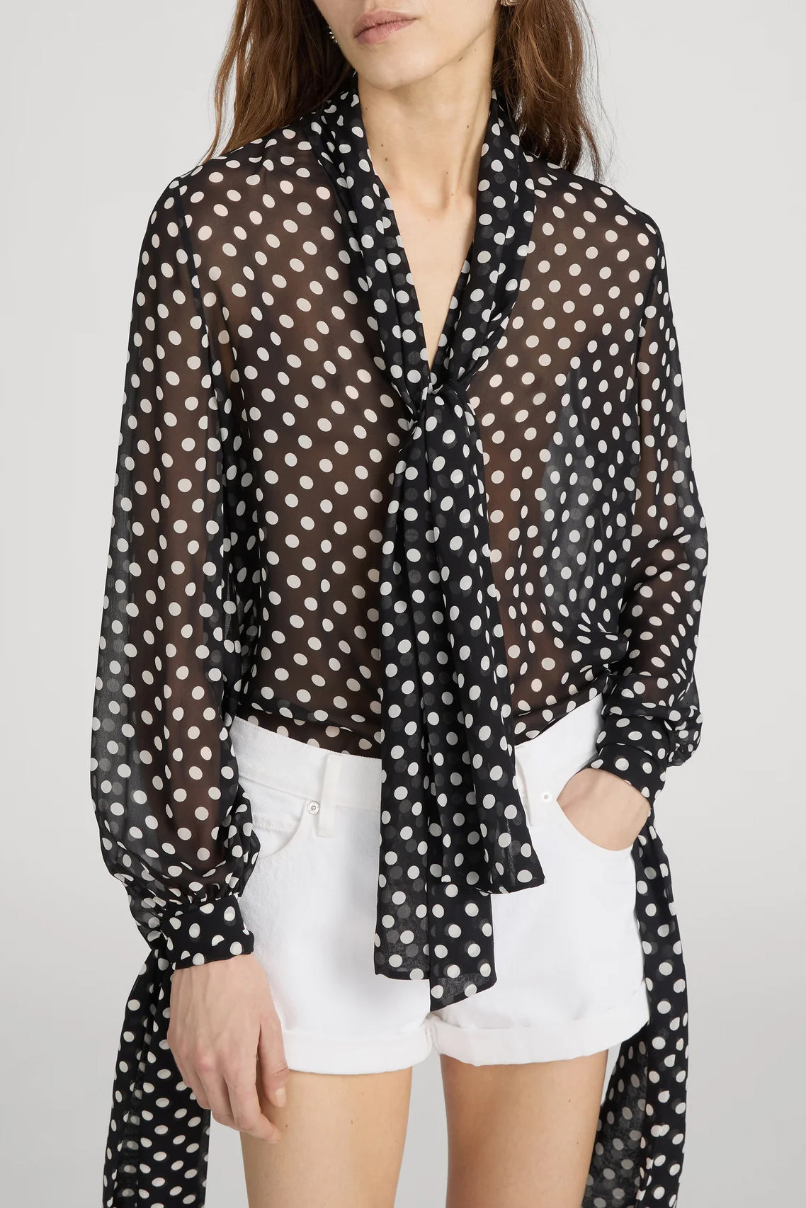 The Polka Dot Nouvelle Blouse