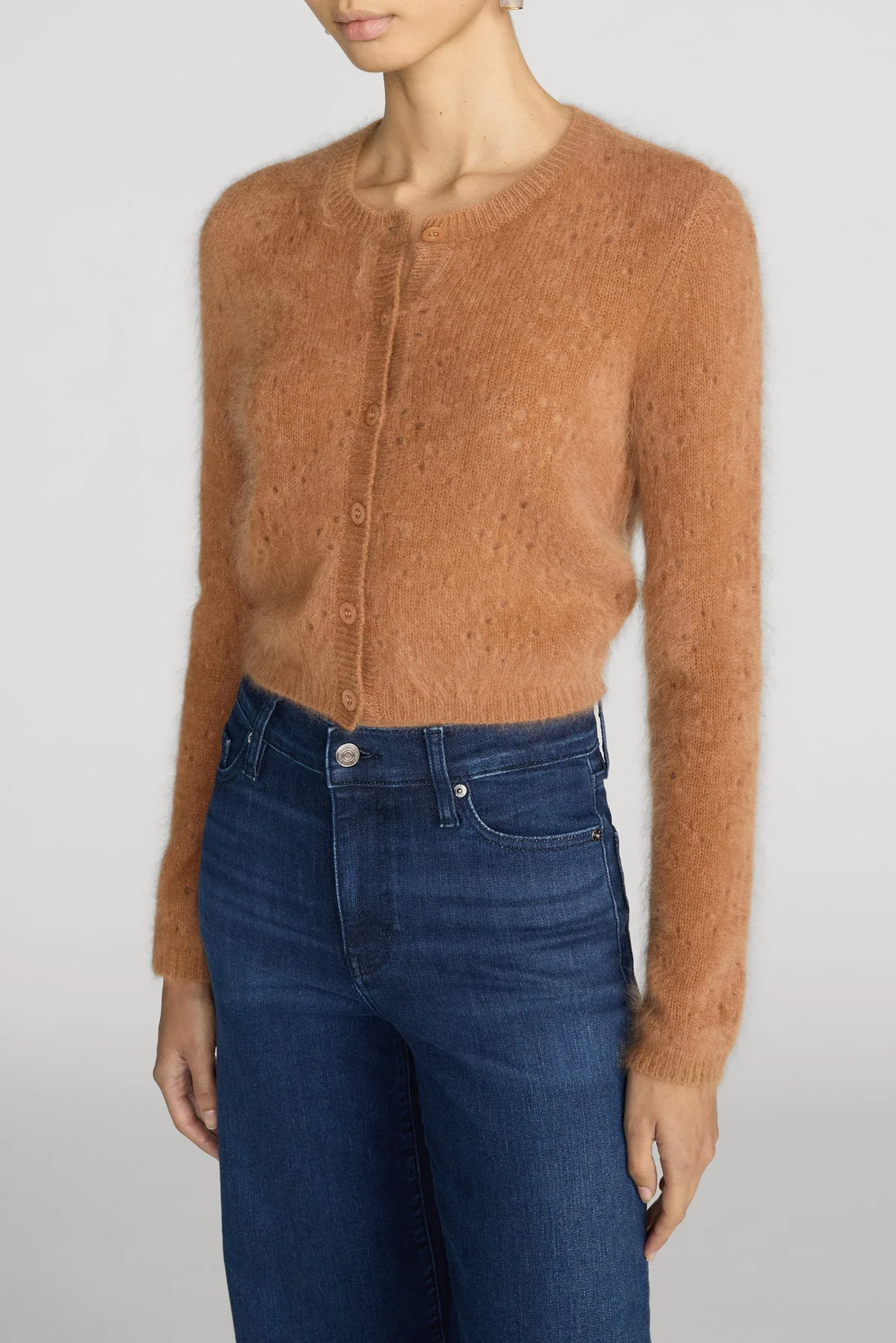 The Cashmere Airy Teddy Cardi