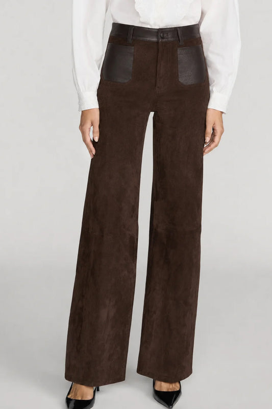 Suede Le Slim Palazzo Modernist Pocket
