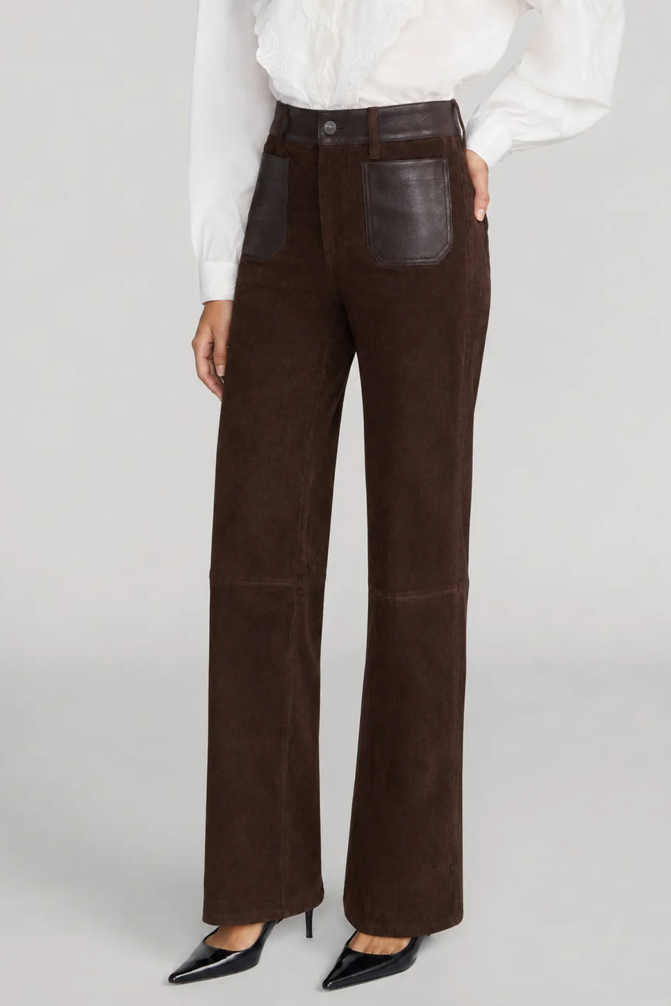 Suede Le Slim Palazzo Modernist Pocket