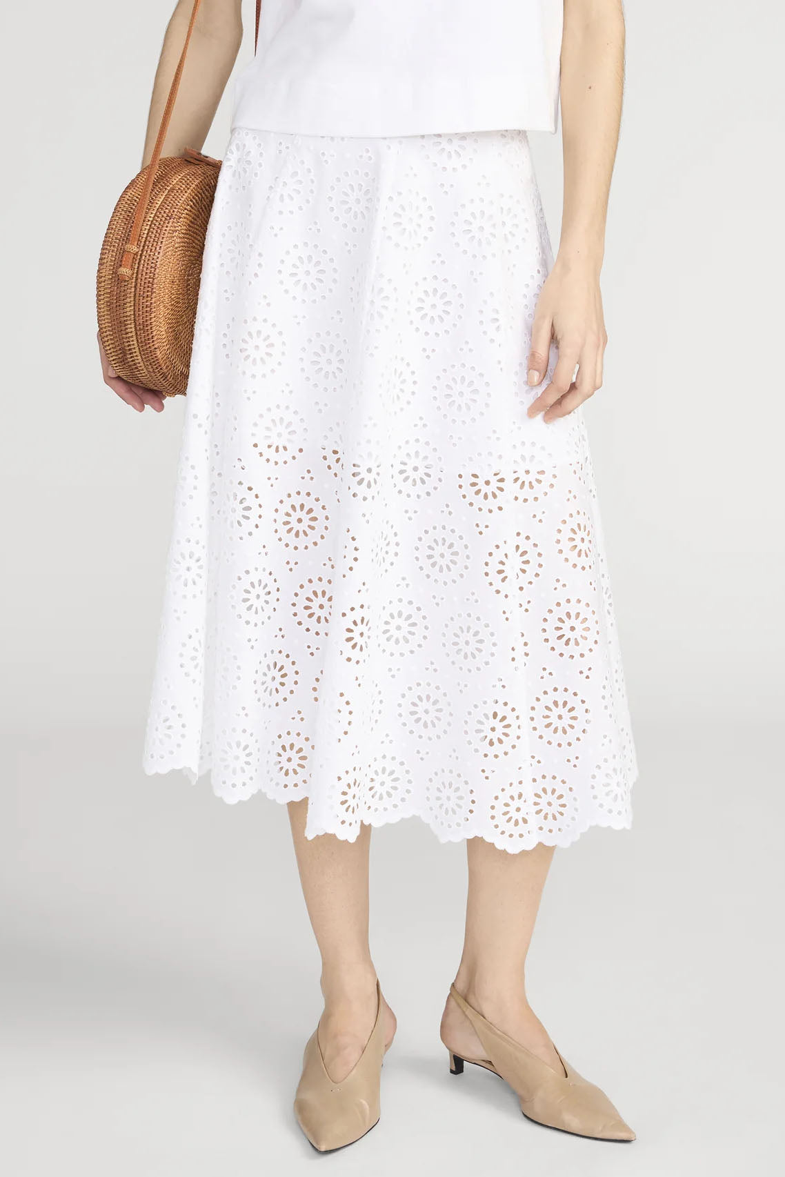 The Solstice Eyelet Skirt
