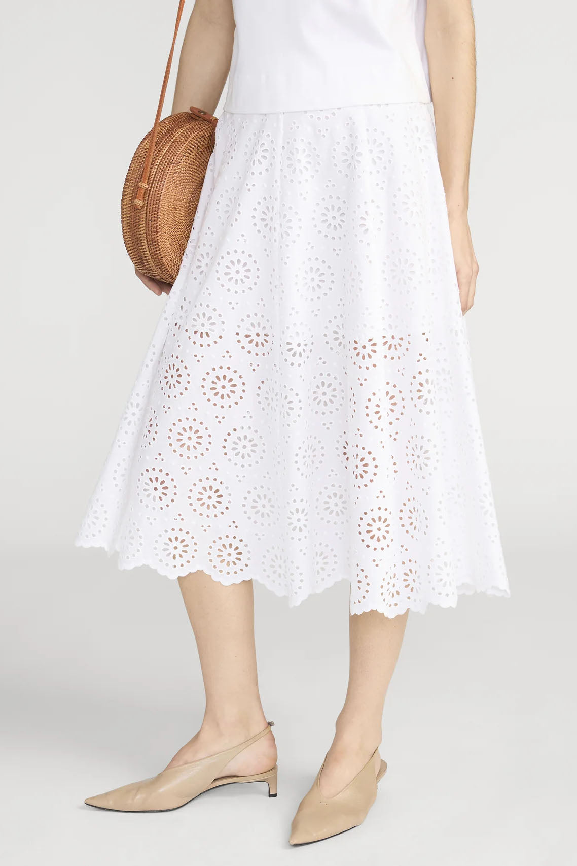 The Solstice Eyelet Skirt