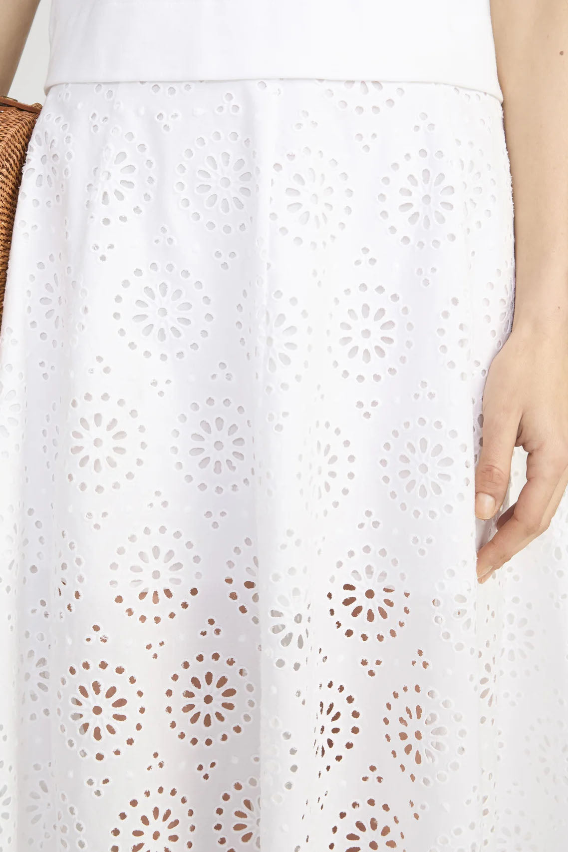 The Solstice Eyelet Skirt