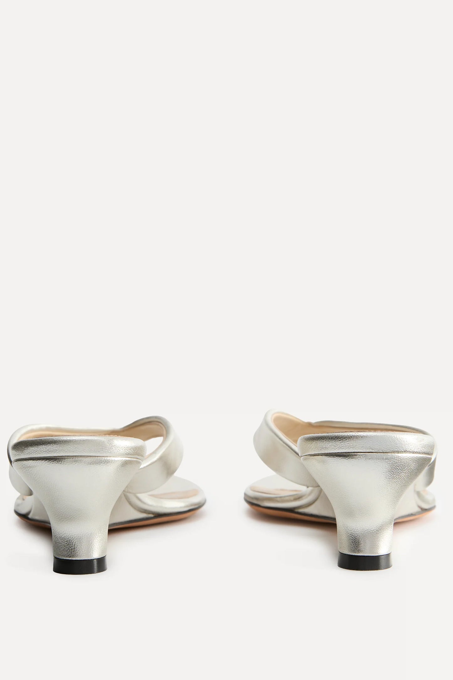 Micro Wedge Thong, Metallic Champagne
