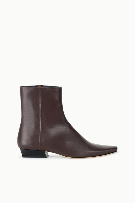 Wally Flat Ankle Boot, Espresso