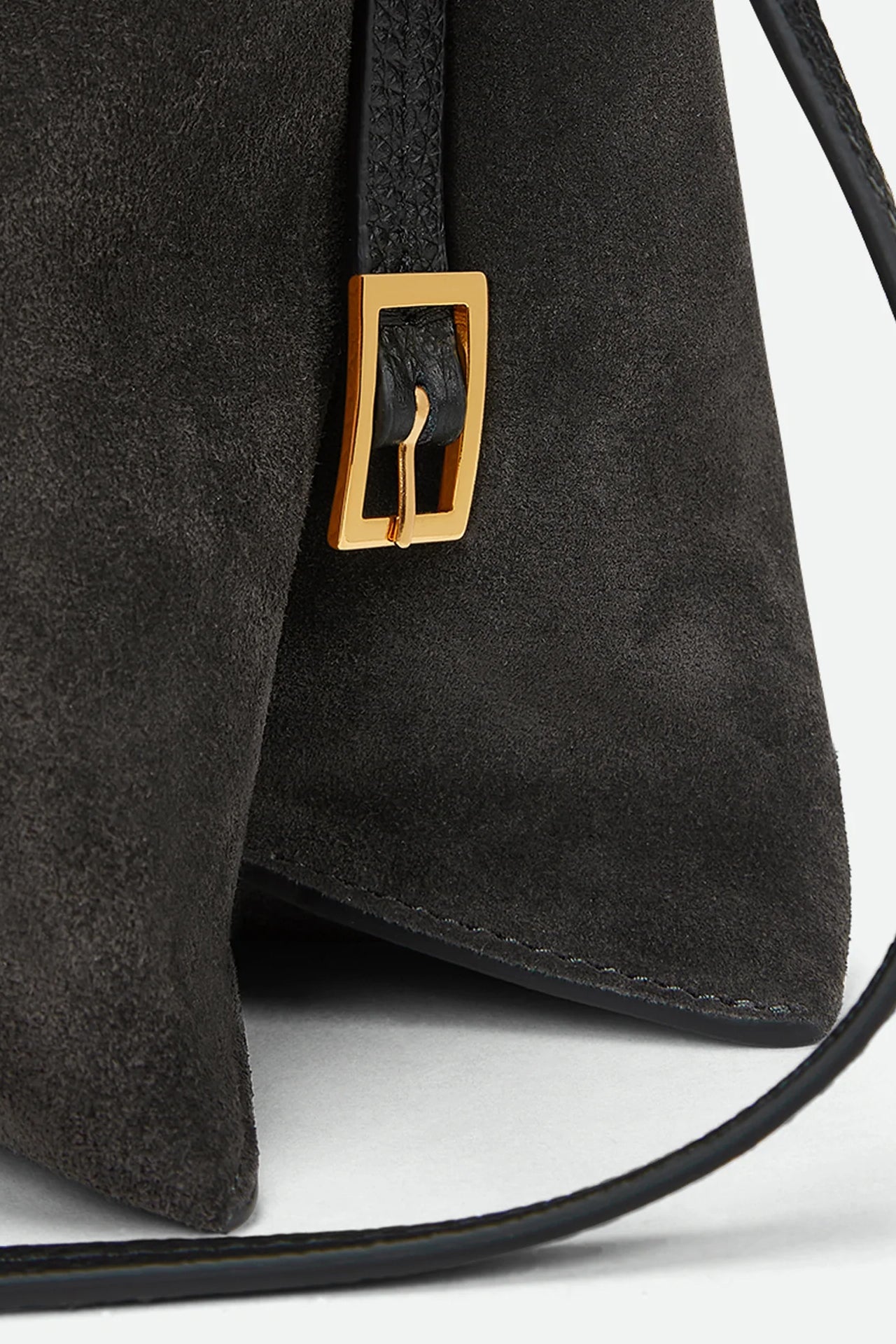 Penelope Slouch Bag, Space Suede