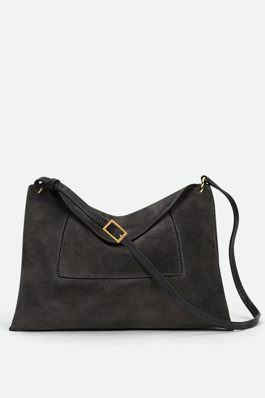 Penelope Slouch Bag, Space Suede