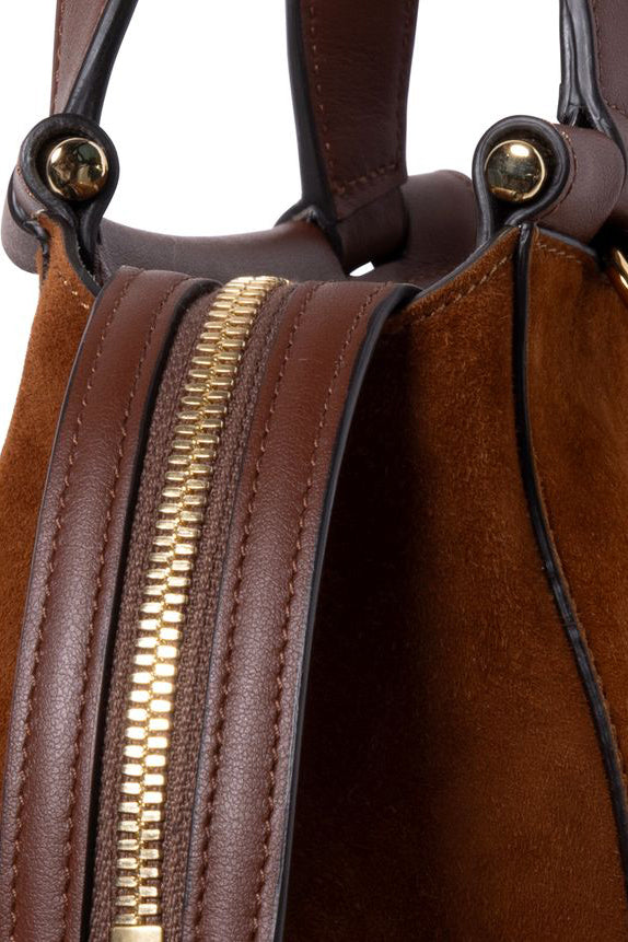 Ida Bag, Tan Suede
