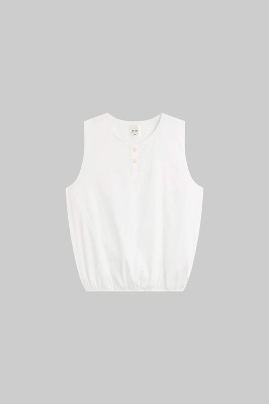 Yoko Sleeveless Button Blouse