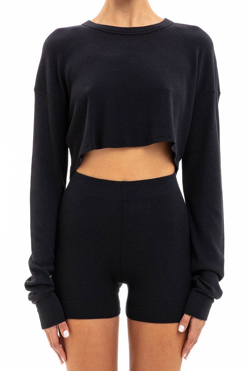 Cropped Oversized Thermal